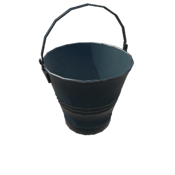 Steel Bucket Blue